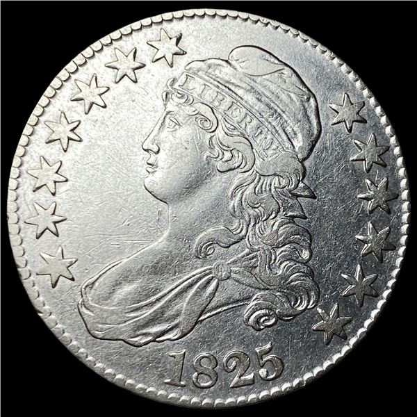 1825 Capped Bust Half Dollar CHOICE AU