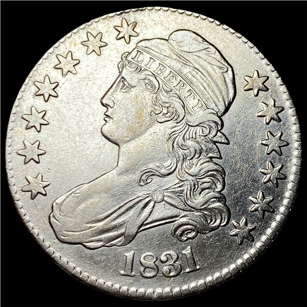 1831 Silver Capped Bust Half Dollar CHOICE AU