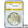 Image 1 : 1923-S Silver Peace Dollar PGA MS64