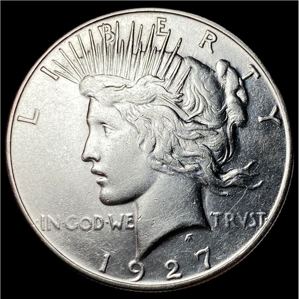 1927-S Silver Peace Dollar NEARLY  UNCIRCULATED