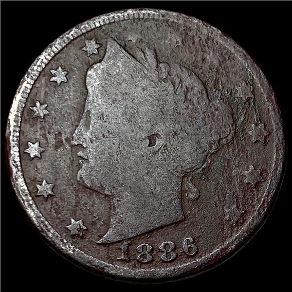 1886 Liberty Head Nickel NICELY CIRCULATED