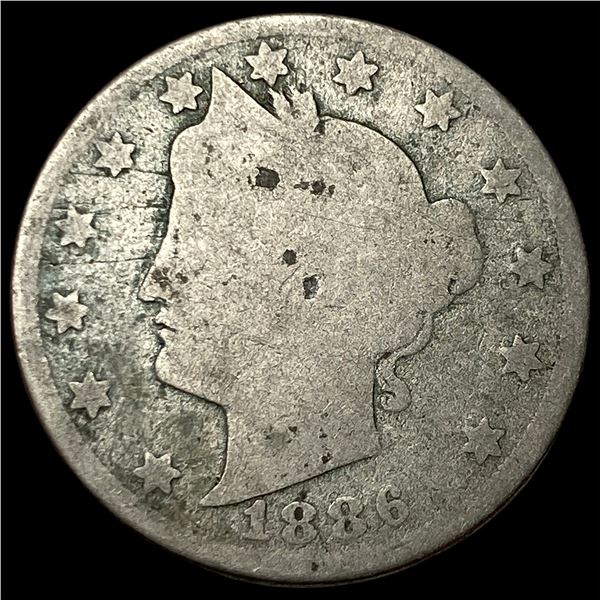 1886 Liberty Head Nickel NICELY CIRCULATED