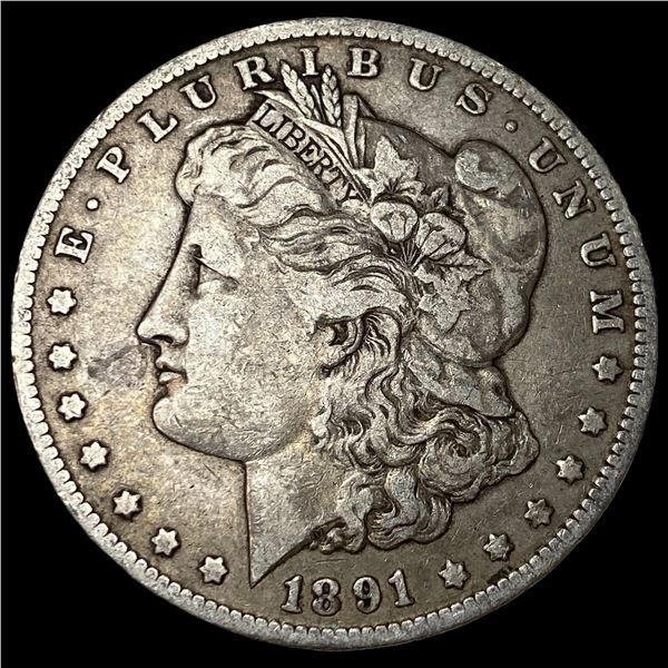 1891-O Silver Morgan Dollar NEARLY  UNCIRCULATED