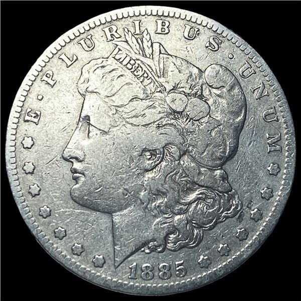 1885-S Silver Morgan Dollar ABOUT  UNCIRCULATED