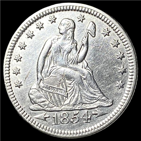 1854 Seated Liberty Quarter UNCIRCULATED