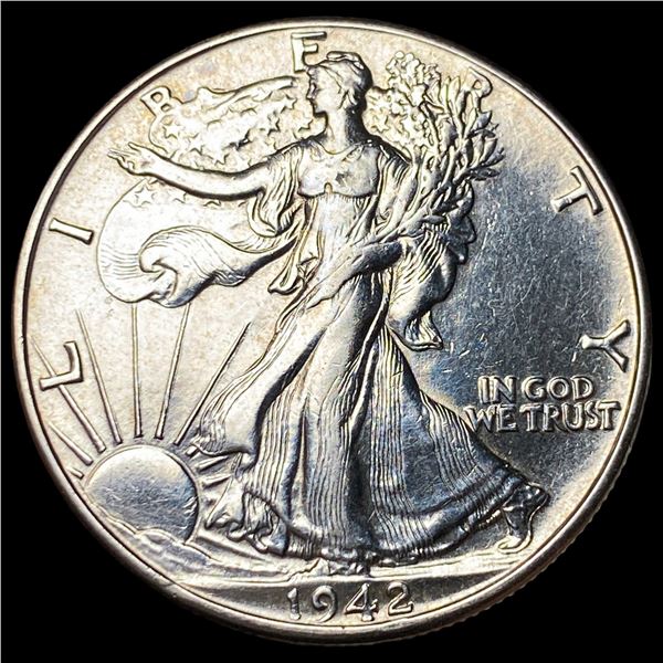 1942 Silver Walking Liberty Half Dollar  CHOICE PROOF