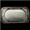 Image 2 : 1oz .999 Fine Silver Bar Flag Design HIGH GRADE
