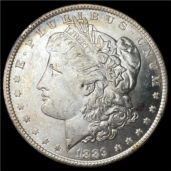 1889 Silver Morgan Dollar NEARLY UNCIRCULATED