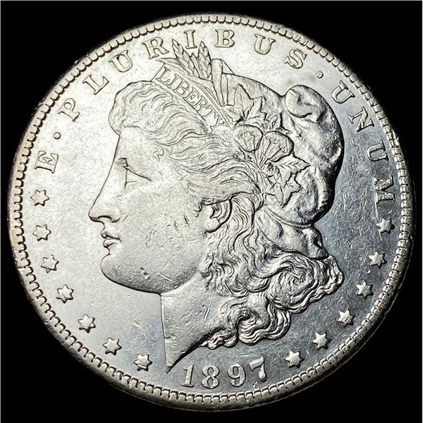 1897-S Silver Morgan Dollar CHOICE AU