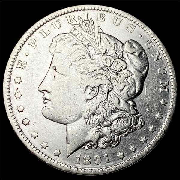 1891-O Silver Morgan Dollar ABOUT UNCIRCULATED