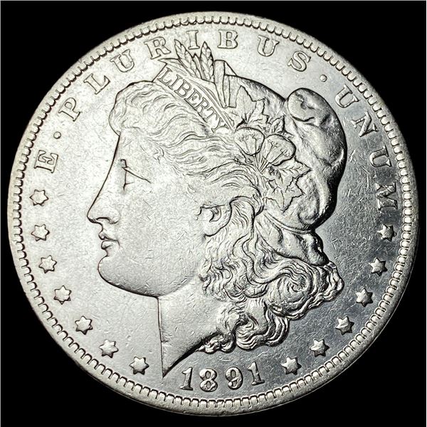 1891-O Silver Morgan Dollar ABOUT UNCIRCULATED