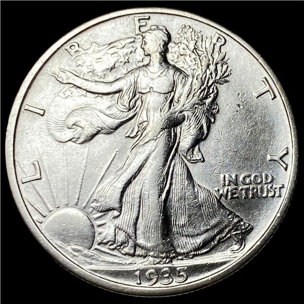 1935-S Silver Walking Liberty Half Dollar UNCIRCULATED