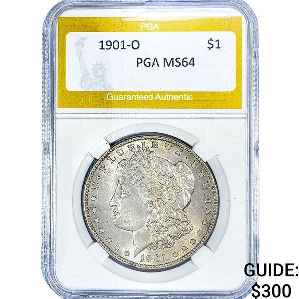 1901-O Morgan Silver Dollar PGA MS64