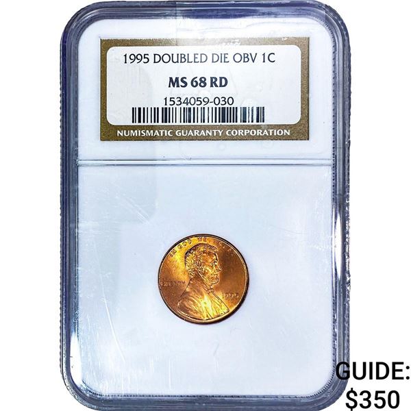 1995 Wheat Cent NGC MS68 RD