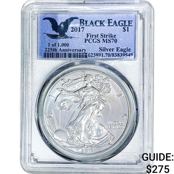 2017 Silver Eagle PCGS MS70