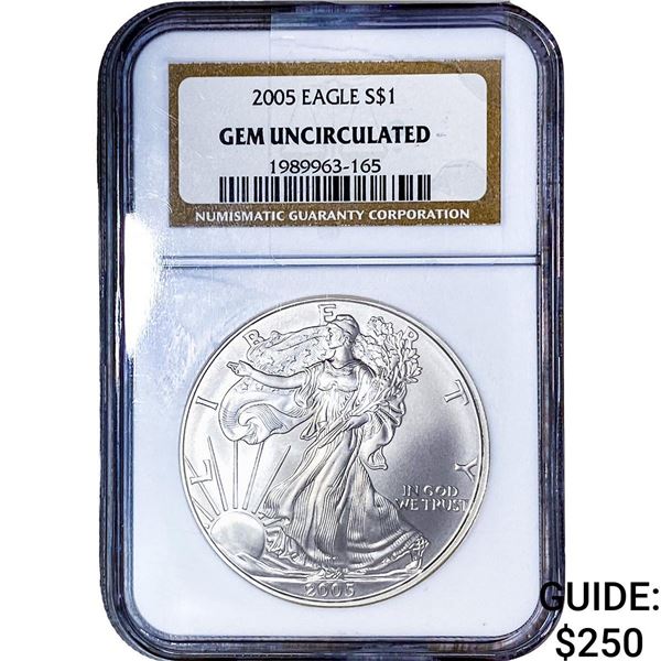 2005 Silver Eagle NGC