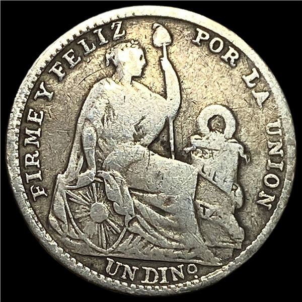 1910FG Peru Silver Dinero