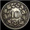 Image 2 : 1876 Switzerland Billon 10 Rappen