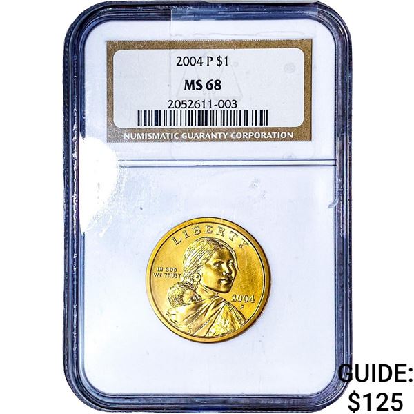 2004 $1  Liberty E Pluribus unum NGC MS68