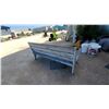 Image 5 : Rustic Handmade Reclaimed Wood Outdoor Bench with Distressed Gray Paint Finish 78 " Wide
