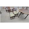 Image 5 : Round Wood Dining Table 30" Hgt.
