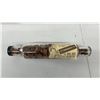 Image 1 : Vintage Glass Rolling Pin Full of Pennies