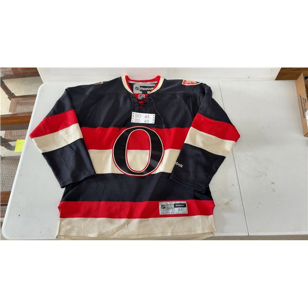Rare Ottawa Senators Men's Medium Reebok Alternate Hockey Jerseys