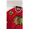 Image 3 : Vintage KOHO Chicago Blackhawks Men's Large Hockey Jersey and Denis Savard Bobblehead