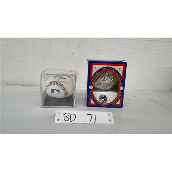 Vintage World Series Toronto Blue Jays Sealed MLB Baseball in Box and Display Cube