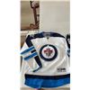 Image 21 : Winnipeg Jets Lot: Byfuglien Child's Jersey, Men's L and XL Hoodies, Hats, 2x Small Reebok Jersey