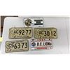 Image 6 : Vintage Pairs of Manitoba License Plates, Metal Service Station Signs and More