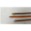 Image 4 : Vintage First Nations Bow and Arrows with Buckskin Quiver, 2 Arrows Have Stone Points