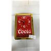Image 1 : Vintage Coors Beer Light-Up Clock Sign, Light and Clock Works, 18 x 12"