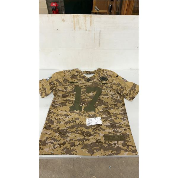 Green Bay Packers Davante Adams Reebok Camo Military Night Jersey, Men's Medium
