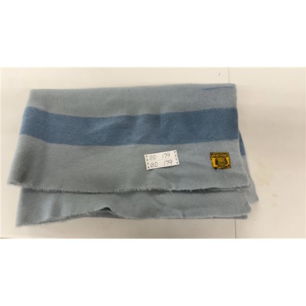 Vintage Whitney Point 100% Wool Blanket, 3.5 Points, Thick Pile
