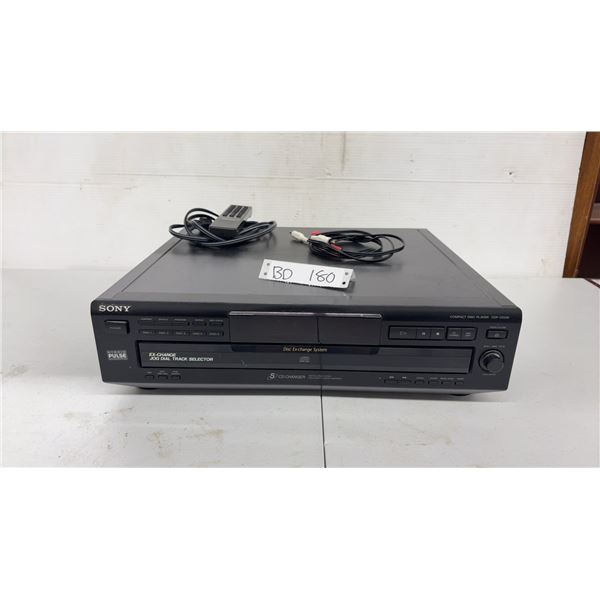 Vintage Sony CDP-CE215 Disc Compact Player with 5-Disc Changer with Remote