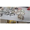 Image 4 : Assorted Vintage Teacups and Saucers, Glass, Porcelain, and Ceramic, Floral, Gilt, and More