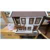 Image 3 : Handcrafted Wooden Dollhouse with Textured Roof, Balcony, Railing, and Side Ladder 29 x 25 x 16"