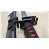 Image 3 : Black & Red Katana-Style Sword with Scabbard & Chain, Not Sharp