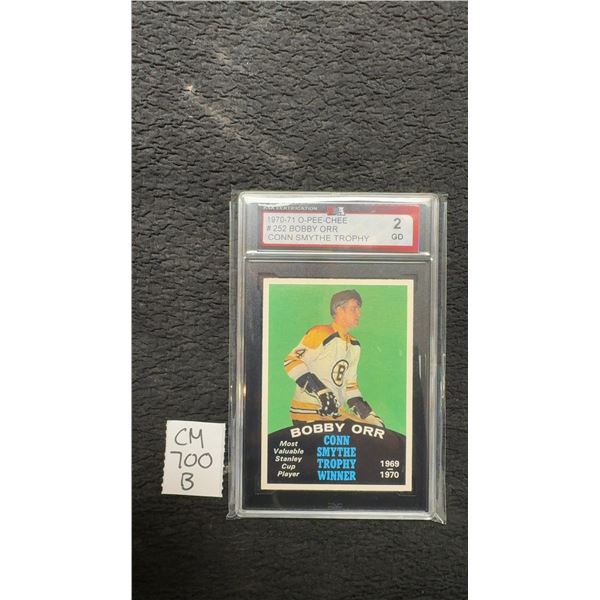 Graded Bobby Orr 1970-71 Boston Bruins Card