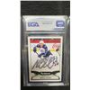 Image 2 : Graded Signed Nikolaj Ehlers Winnipeg Jets Card