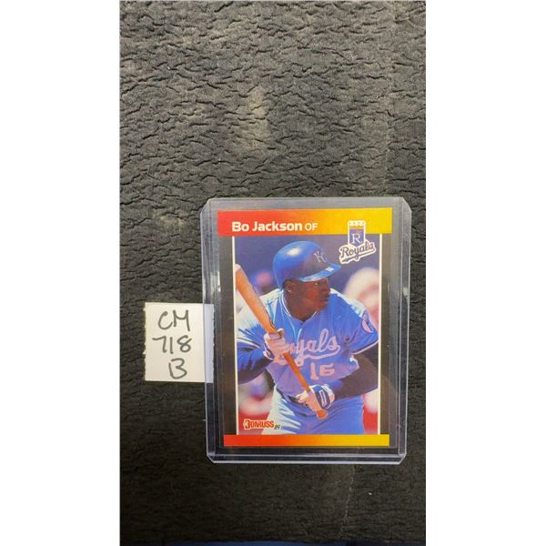 Bo Jackson KC Royals Baseball Card