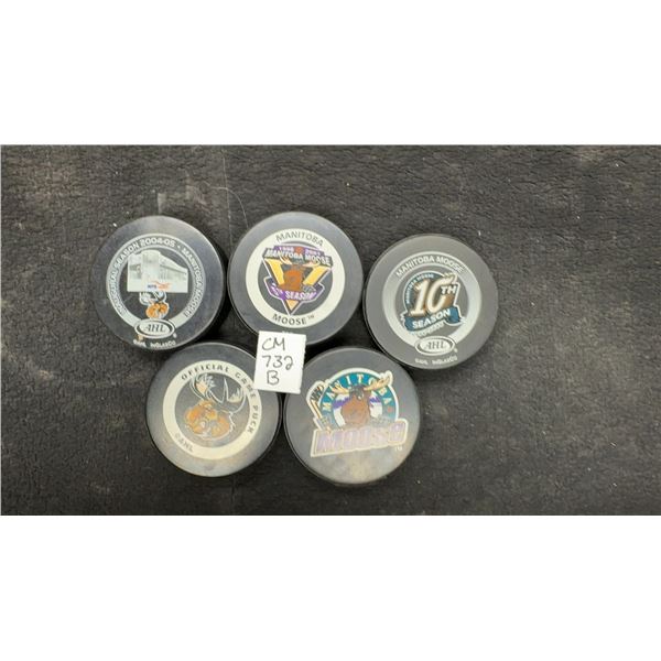 Manitoba Moose Puck Collection