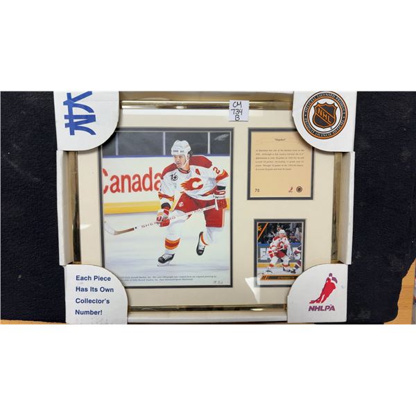 Framed Al MacInnis Calgary Flames Print