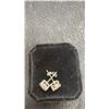 Image 3 : New 925S 2.0ct Each Moissanite Lab Diamond Stud Earrings, Sterling Silver, White Gold Overlay