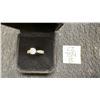 Image 1 : New 925S 1.0ct Simulated Diamond CZ Chanel Ring, Sterling Silver with White Gold Overlay