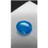 Image 4 : 0.9 Carat Natural Untreated Blue Opal, Oval Cut, 6.6mm X 7.7mm, Retail $140.00