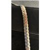 Image 2 : New Platinum Plated 8.0mm Serpentine Necklace, 23.5" Long