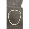 Image 3 : New Platinum Plated 8.0mm Serpentine Necklace, 23.5" Long
