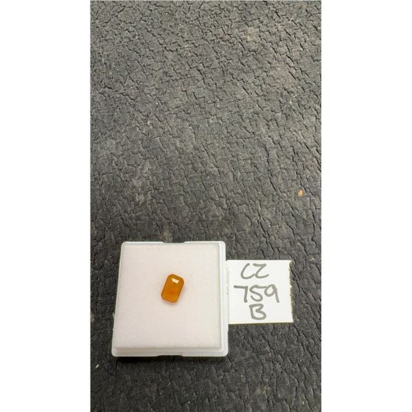 4.0ct Natural Yellow Sapphire, Untreated, Emerald Cut, 6.0mm X 9.1mm, Retail $880.00